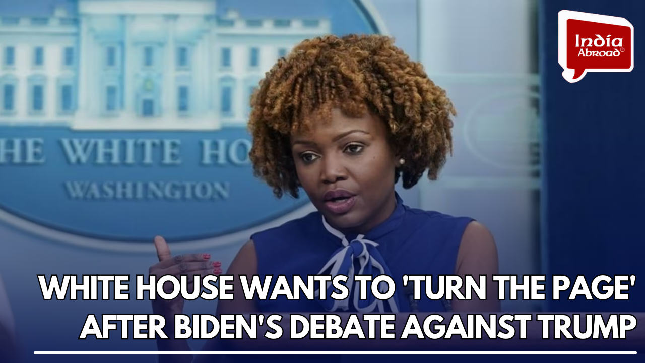 White House wants to turn the page after Biden's debate against Trump